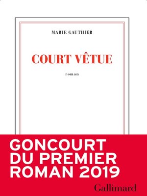 cover image of Court vêtue